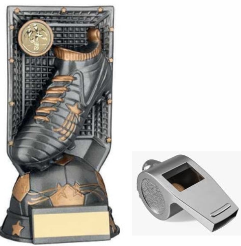 Fantastic Value Antqiue Silver and Gold Football Boot Trophy from £5.59 excVAT